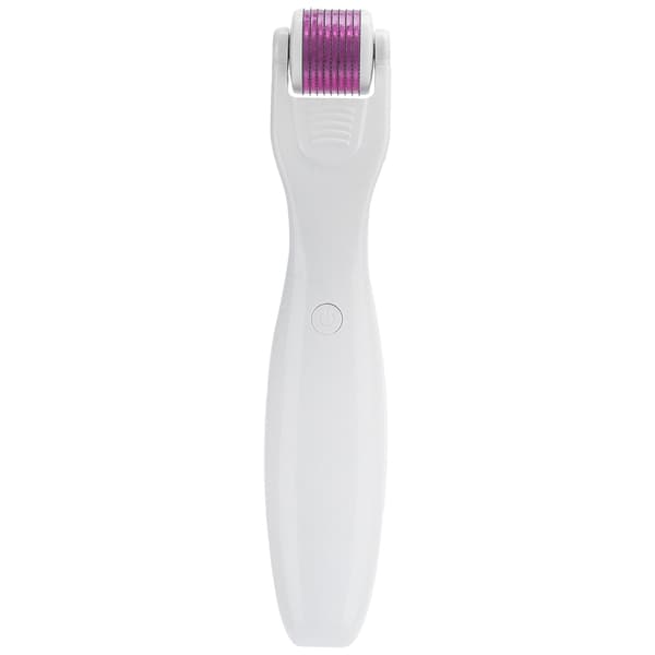 Microneedle Derma Roller Vibration Mikronåls Ansiktsrulle Fotonterapi Ljusrulle