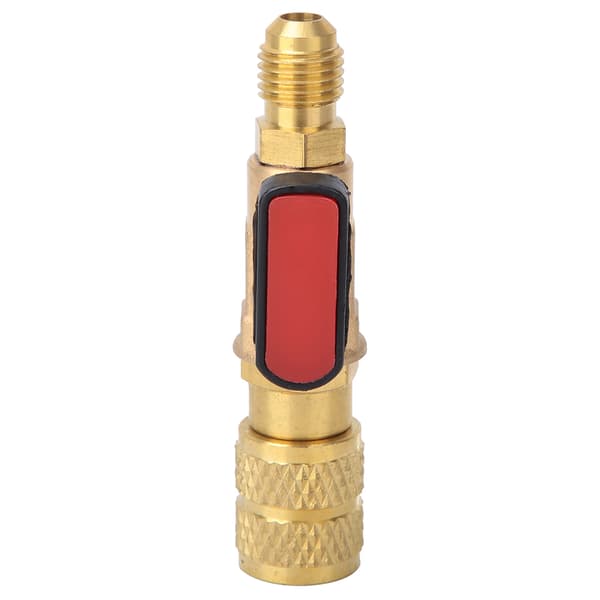 Messing R410 Køle Kugleventil 45BAR G1/4 G5/16 Adapter Stik