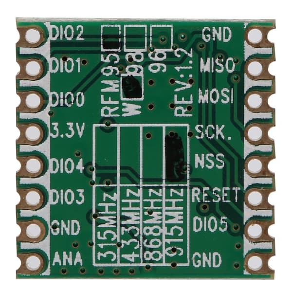 RFM96W 433MHz LoRa trådløs transceivermodul 20dBm SX1276 RF-kort