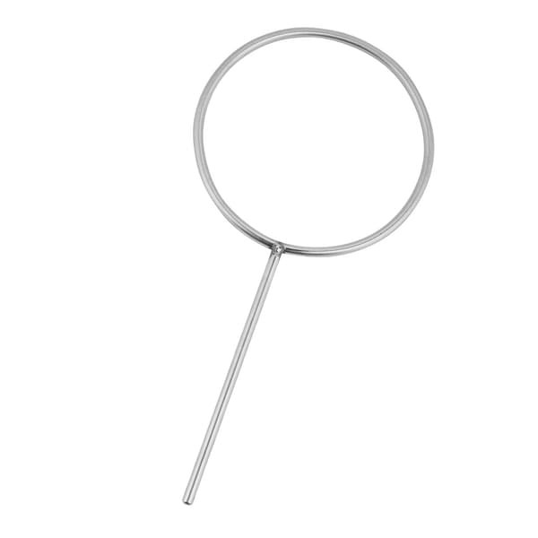 160 mm laboratorie lukket ringklemme støttefod i rustfrit stål