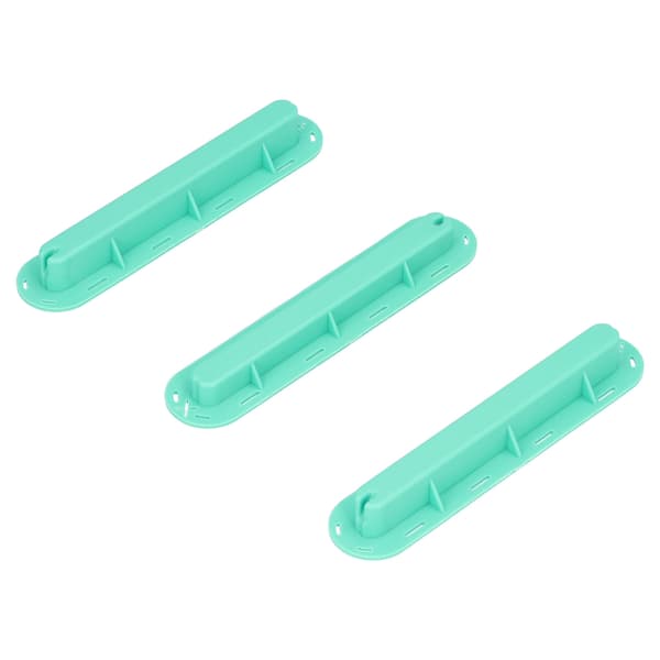 Surfbräda Fenboxplugg 3-pack - Fenkanalbas i plast med skruvar, grön