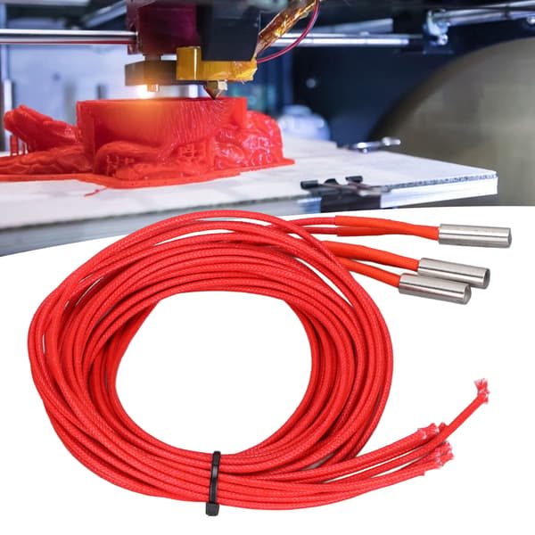 3 st 6x20 mm 24V 40W keramiska värmepatronrör för 3D-skrivartillbehör