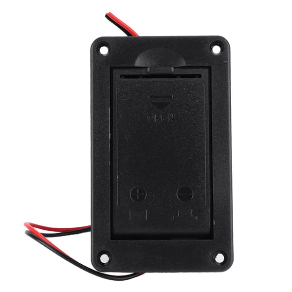 9V batteriholder etui til guitar bas aktiv pickup