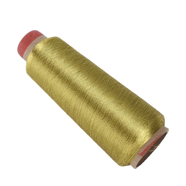 Sytråd Slitstark Hushållspolyestergarn för DIY Broderimaskinprojekt (Guld)
