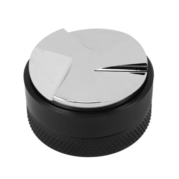 58 mm sort 304 rustfrit stål kaffedistributør og tamper-nivelleringsværktøj