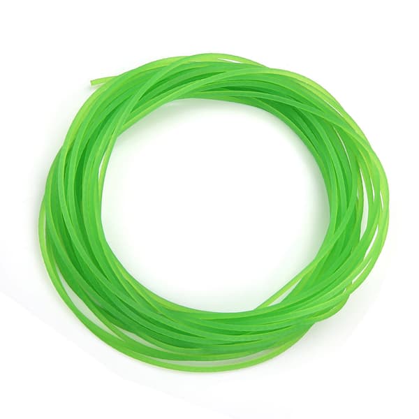 Grøn Tekstureret PU Rund Drivrem 2mm x 10m, Transmissionsbånd