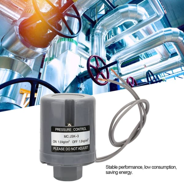 220V G3/8\" NPT Automatisk Pump Tryckströmbrytare Kontroller 1.0-1.8 Bar