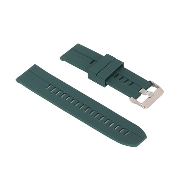 22 mm silikone Quick Release rem til Realme Watch 2, universal mørkegrøn rem