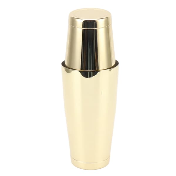 Forgyldt 304 Rustfrit Stål Cocktail Shaker Martini Mixer Sæt