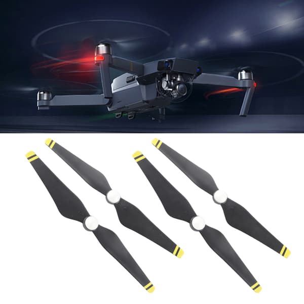 2-pack snabbkopplingspropellerblad för DJI Phantom 3 Quadcopter reservdelar (gul kant)