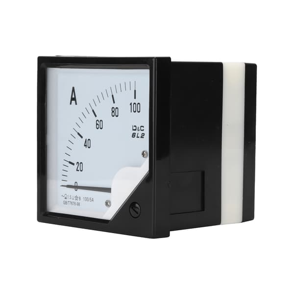 6L2 100A/5A AC Analog Panel Amperemeter Pointer Strømmåler til Industriel Brug
