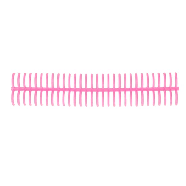 10-pack 30-håls lösbladspärmryggar, 22 mm ID plastringar, hållbara rosa kontorsmaterial