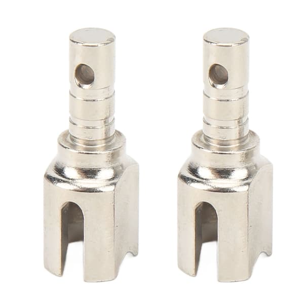 2-pack stål RC differentialkopp precision drivkopp för ARRMA 1/7 1/8 RC-fordon silver