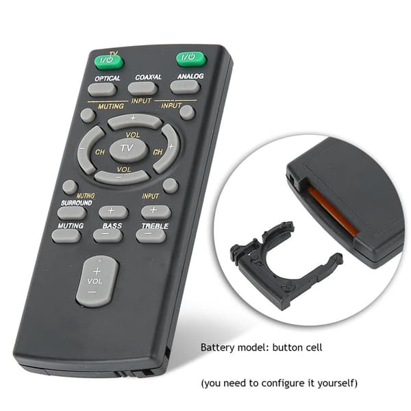 Universal RM-ANU159 fjärrkontrollersättning för Sony Soundbar