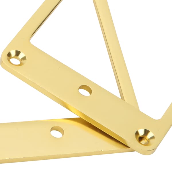 2 st aluminium gitarr pickup surround ram 92x46mm guld med skruvar för elgitarr