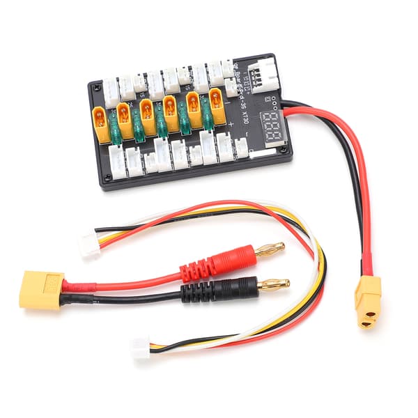 B6 Parallel Opladningskort 1S-3S Silikoneledning JST-adapter til RC LiPo Batteribalanceroplader