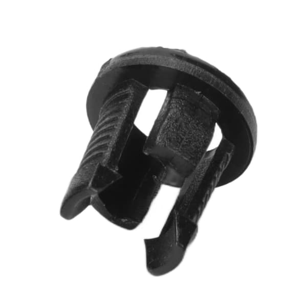 200-pak 5 mm sort plastik LED-holder klips panel fatning, diode base monteringsarmatur