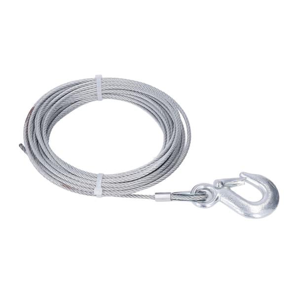 Spilwire 4mmx12m Kabel 2000LBS Styrke Rustfrit Stål Galvaniseret Erstatning