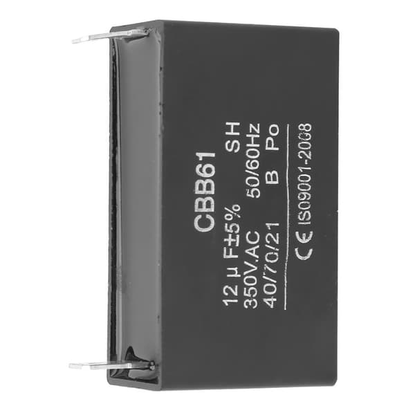 CBB61 12uF 350VAC Motorkondensator til Aircondition og Benzingeneratorstarter