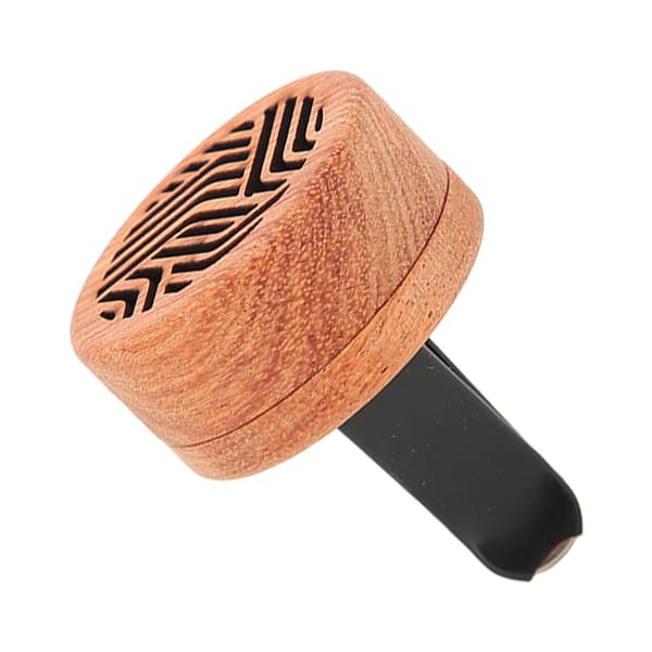 Bil eterisk olja diffusorer rosenträ doft bärbar mini bil trä diffusor med vulkanisk sten för bilens luftutlopp