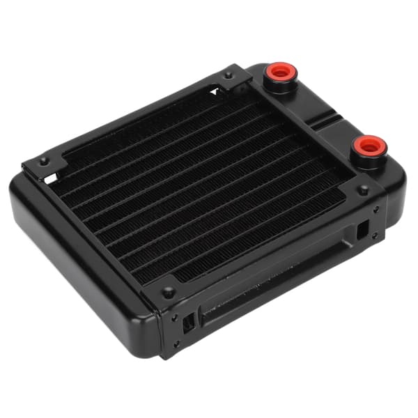 Processor Aluminium Radiator 10-rørs køler, G1/4 Gevind, Lydløs Effektiv Køleplade til PC