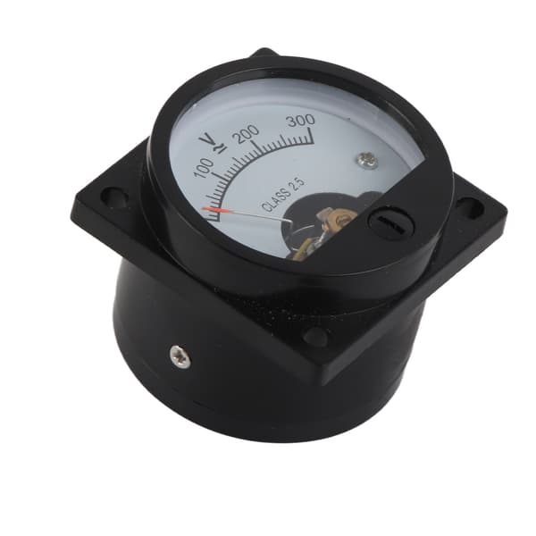 AC 0-300V Rund Voltmeter, ABS Analog Urtavla, Noggrann Panelmätare för SO-45, 85mm