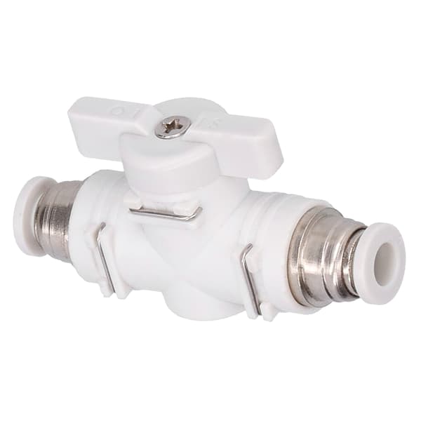 Pneumatisk luftfitting 6 mm lynkobling push-in unionadapter til flowreguleringsventil