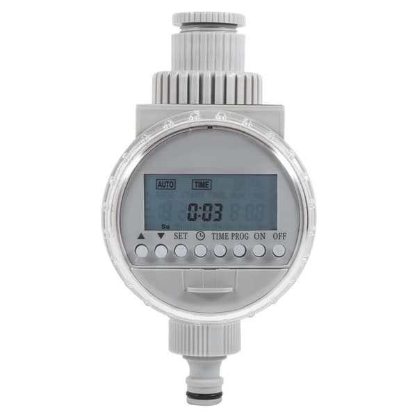 1. Solcelledrevet Have Automatisk Vandbesparende Vandingscontroller LCD Digital Vandingstimer