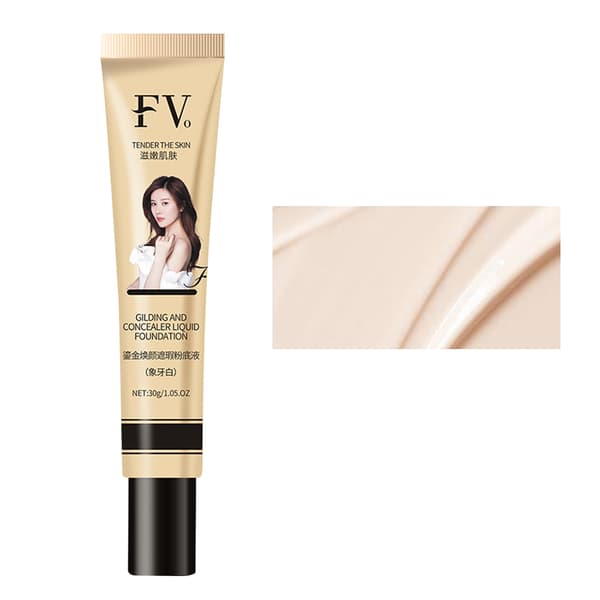 30g Full Täckning Makeup Bas Kräm Concealer Vattentät Långvarig Flytande Makeup