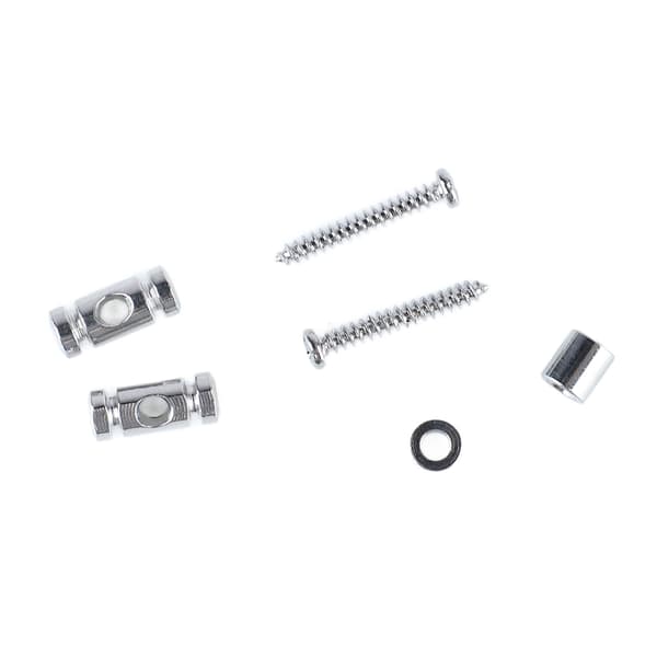 6x Metal Roller String Tree Guide Retainer til Elguitar, Sølv Streng Guide Erstatning