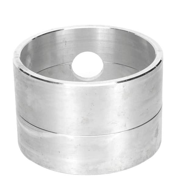 Cylindrisk sandstøbeform i aluminiumslegering til håndlavede metalsmykkeringe