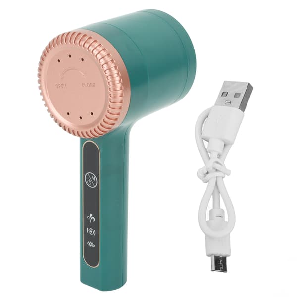 Elektrisk fnugfjerner Genopladelig USB-interface Bærbar stofrenser til hjemmet Grøn