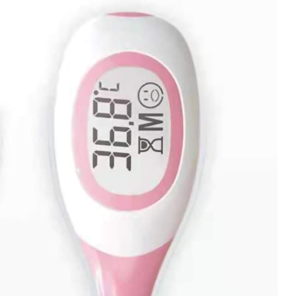 Digital termometer snabb avläsning flexibel spets hög precision oral rektal armhåla termometer rosa