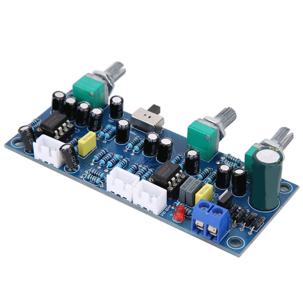 2.1 Stereo Förförstärkarkort Subwoofer Bas Tonkontroll HiFi Ljudmodul