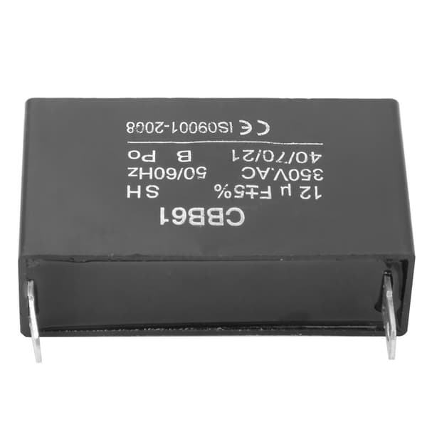 CBB61 12uF 350VAC Motorkondensator til Aircondition og Benzingeneratorstarter