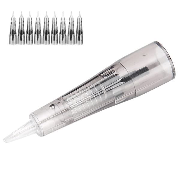 10 stk. U-formede 9-bens Microblading-nåle Øjenbrynstatoveringspatronnål