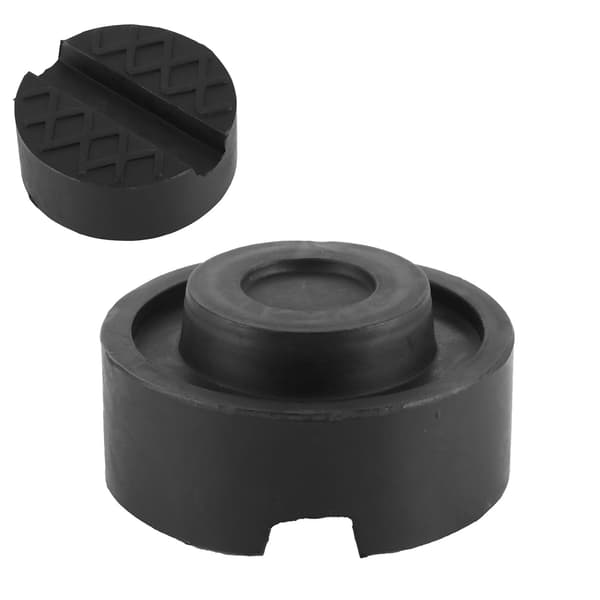 Universal Bil Domkraft Pad Adapter Slitsad Gummi Ram Skydd Stöd 6.5cm Dia