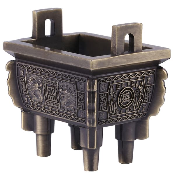 1 stk. Mini Multifunktionel Røgelsespindbrænderholder Røgelseskar til Hjemmekontor Hotel (Bronze)