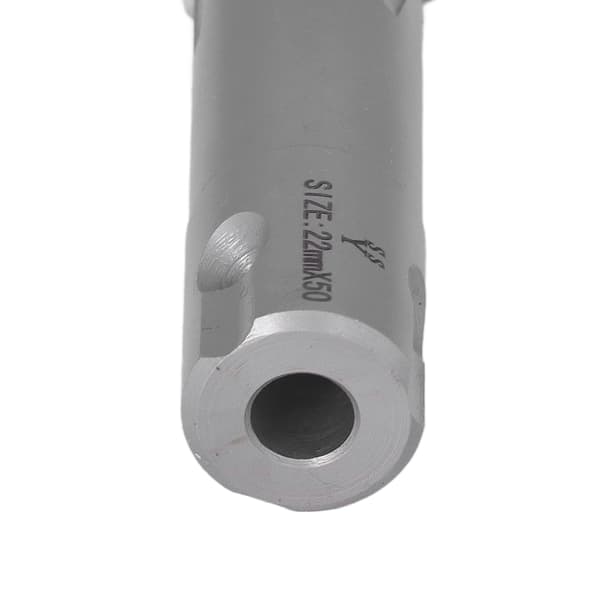 Hulsave i hårdmetal, 50 mm diameter, 22 mm dybde, til stålplader
