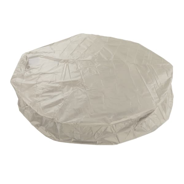 210x30cm Silver Polyester Taft Vattentätt Överdrag för Rund Utomhusbadkar Dammskydd