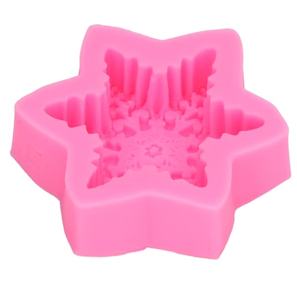 Fondantforme 3D Snefnug Premium Materiale Holdbar Nonstick Elastisk Udbredt Silikoneforme til Kage Chokolade Slik