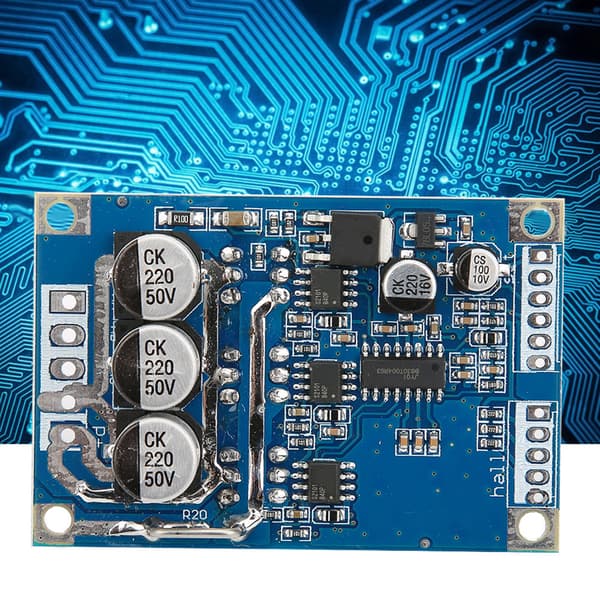 DC 12-36V 15A 500W Børsteløs Controller, Hall Sensor BLDC Driver PCB