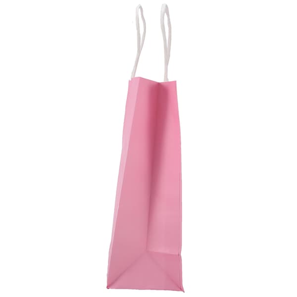25 Kraftpapir Gaveposer til Bryllupper, Slik, Pink med Håndtag