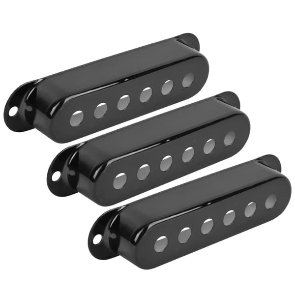 3-pak enkelt messing pickguard 48/50/52mm tilbehør til ST SQ elguitar sort