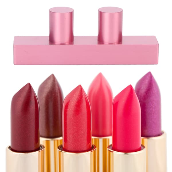 DIY Læbestiftform 2 Huller Aluminium Multifunktionel Lipgloss Balsam Fyldemaskine til Makeup