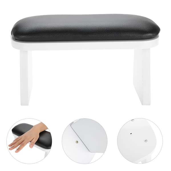 Neglekunst Manicure Håndstøttepude til Armstøtte Manicure Salon Sort