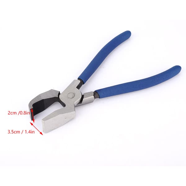 8\" Glasklipptång, Högkolstål, PVC-grepp, Starkt Grepp Handverktyg