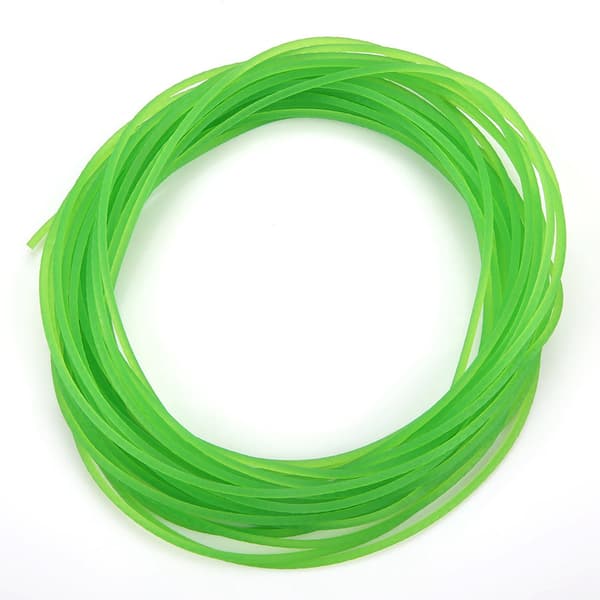 Grøn Tekstureret PU Rund Drivrem 2mm x 10m, Transmissionsbånd
