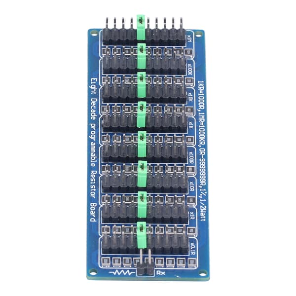 Programmerbar Modstandsplade 0.1Ω-9.999999MΩ 8-kanals Skrueterminalblok Præcisions Elektronisk Modul