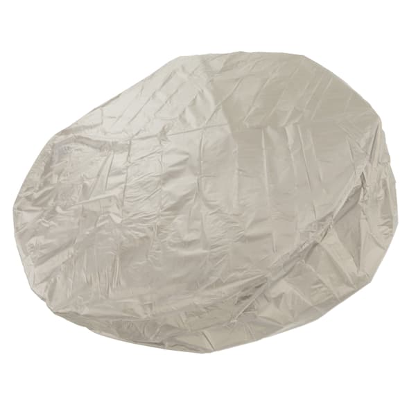210x30cm Silver Polyester Taft Vattentätt Överdrag för Rund Utomhusbadkar Dammskydd